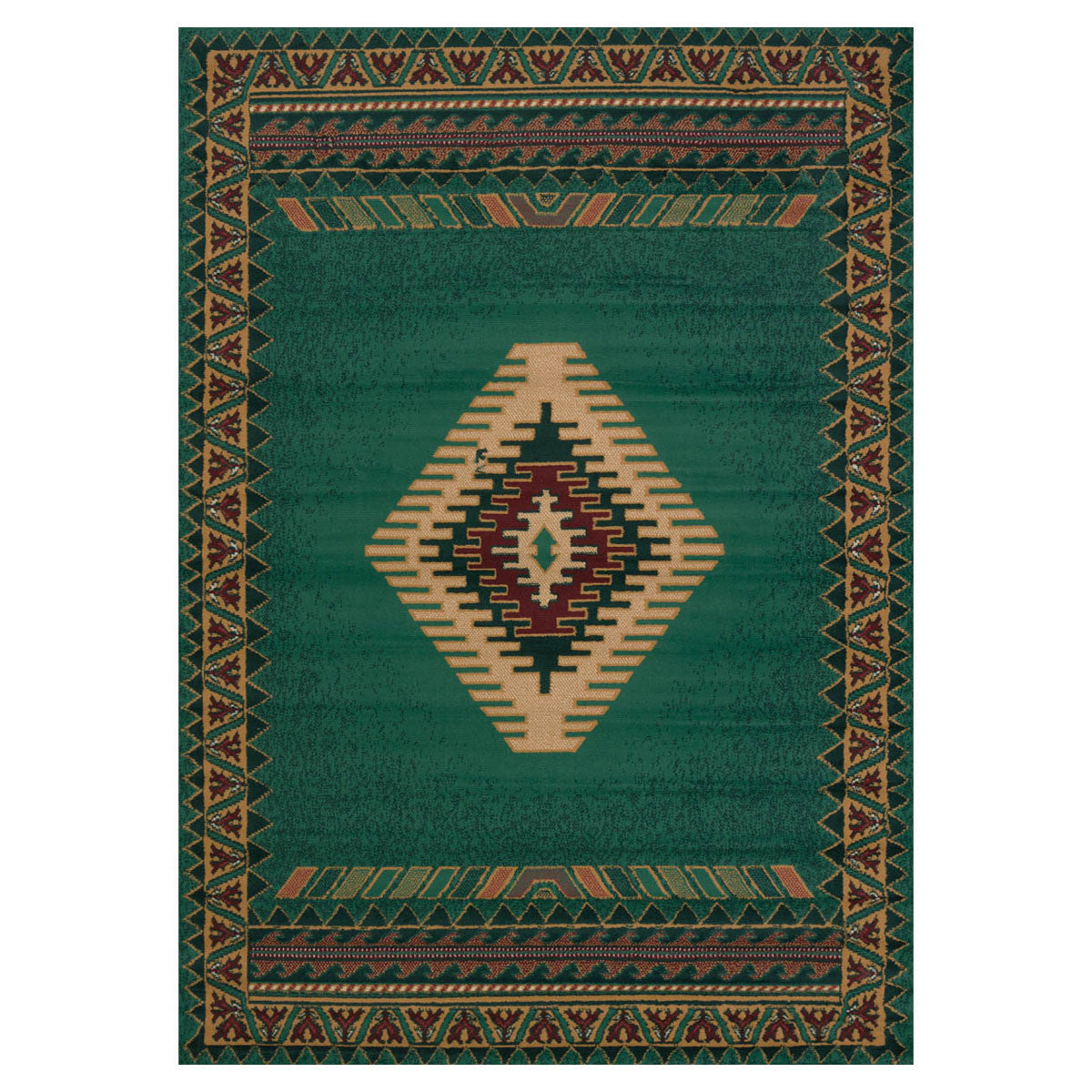 Tucson Green Rug Collection