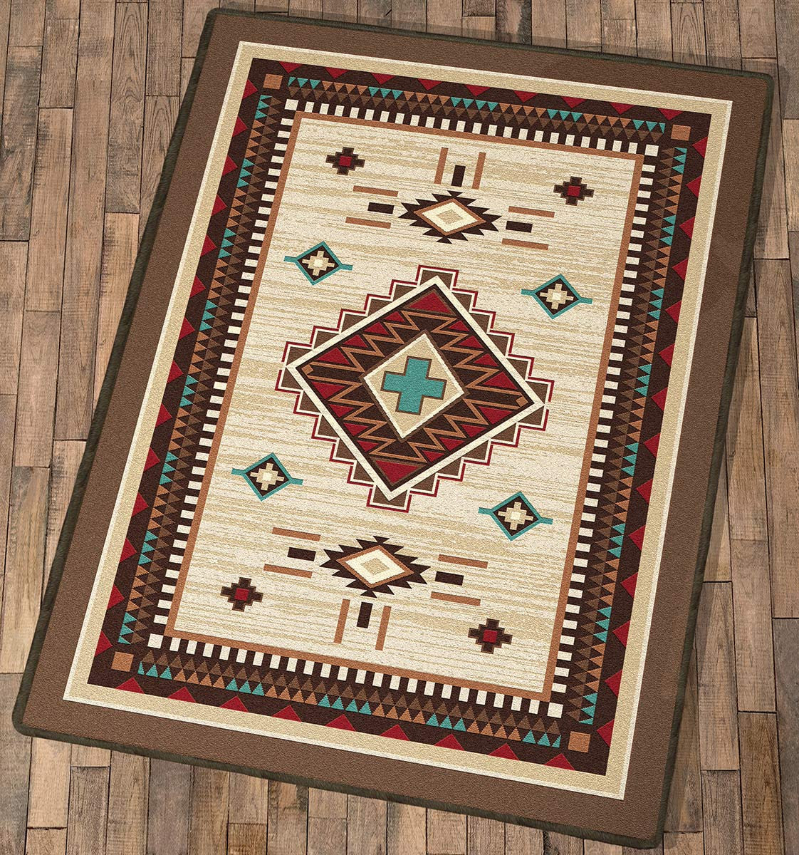 Turquoise Cross Rug Collection