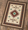 Turquoise Cross Rug - 8 x 11