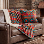 Turquoise Diamond Plush Pillow - OUT OF STOCK UNTIL 09/30/2026