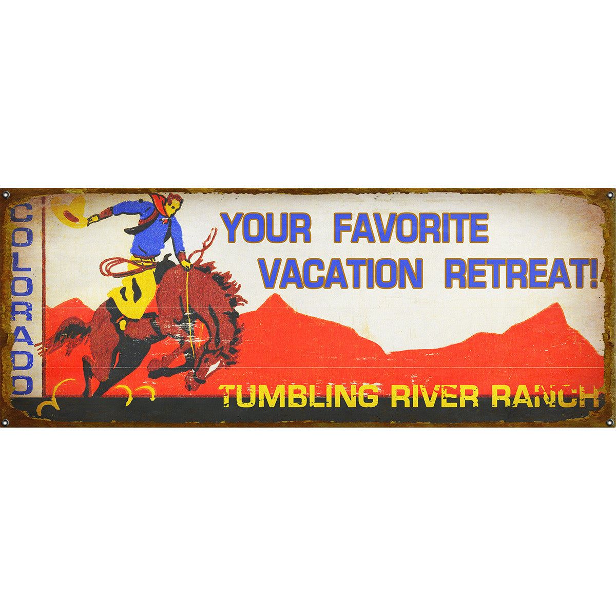 Vacation Retreat Personalized Signs