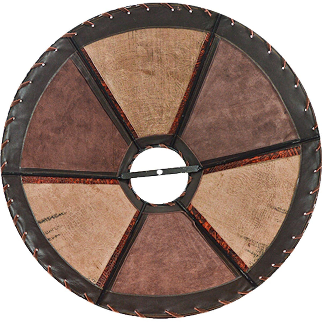 Vaquero Tooled Leather Lamp Shade - 12 Inch