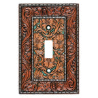 Vaquero Tooled Leather Switch Covers