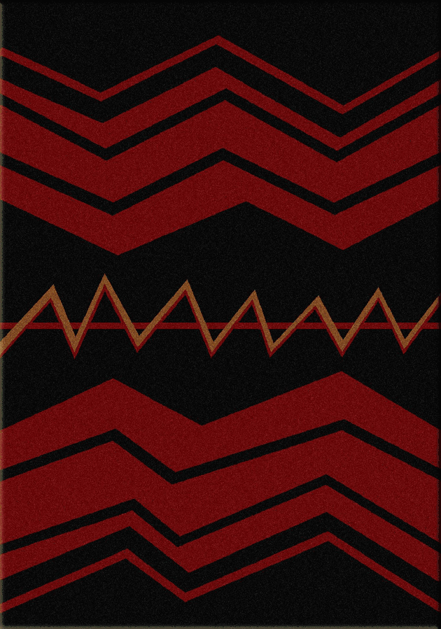 War Path Black Rug Collection