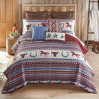 Western Trails Quilt Bed Set - Queen - CLEARANCE