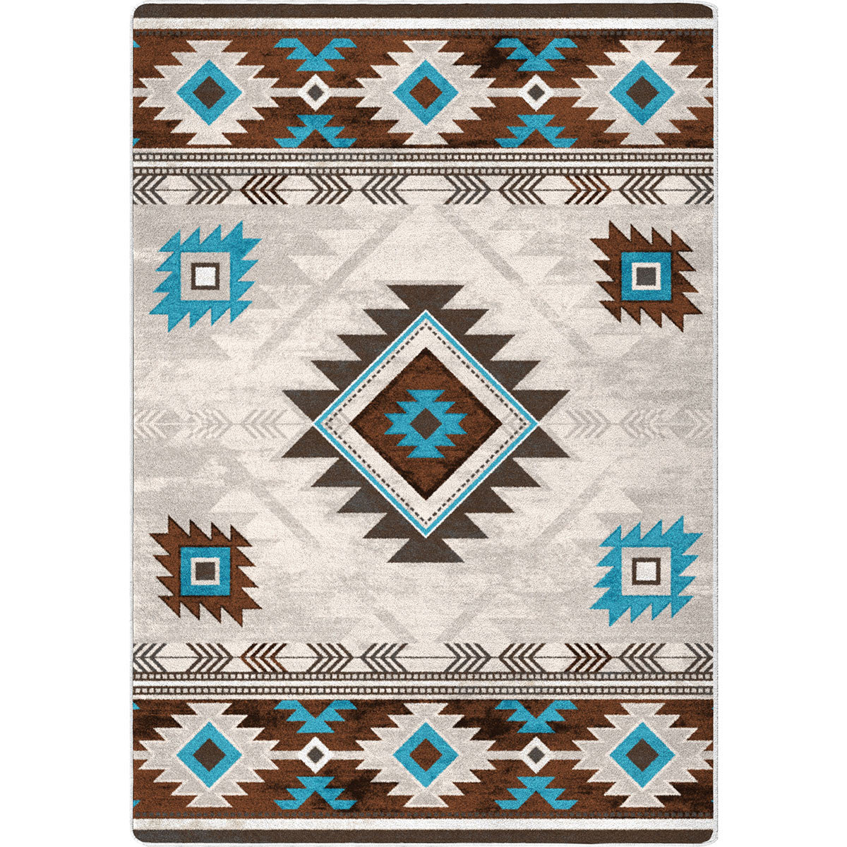 Whiskey River Glacier Rug Collection