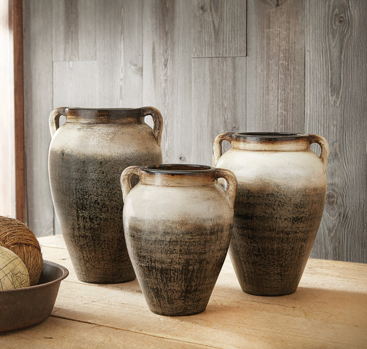 Whiskey River Jug Vases - Set of 3