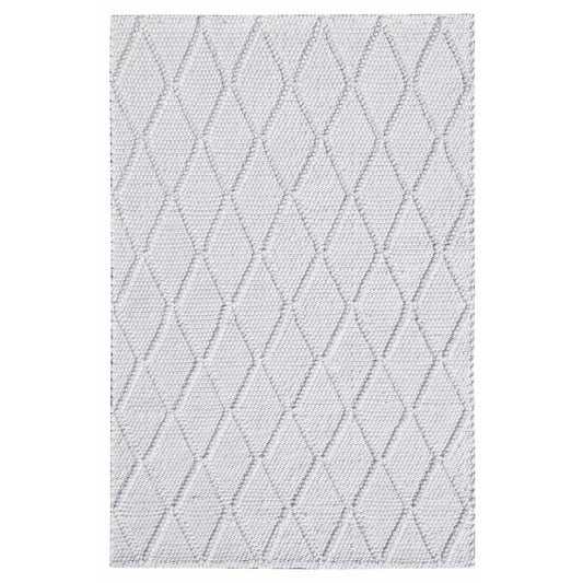 White Rhombus Rug Collection