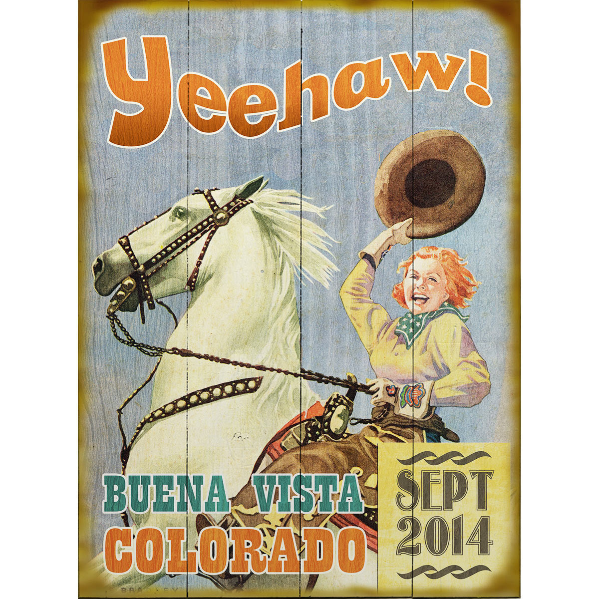 Yeehaw Cowgirl Personalized Signs