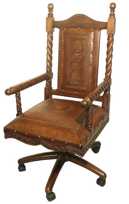 Solomon Office Chair Lone Star Western Decor