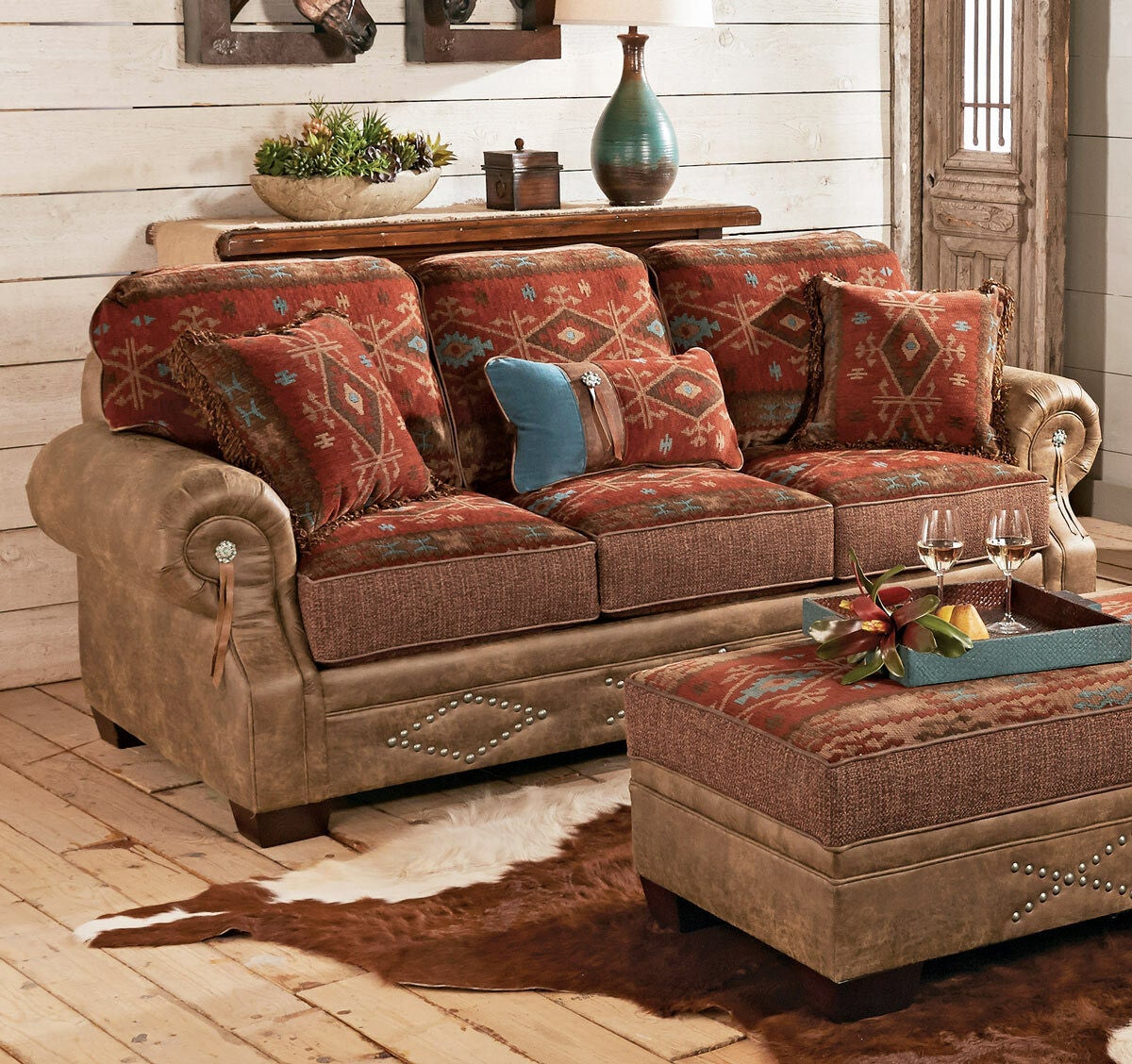 Ranchero Southwestern Sofa, image size:1200x1128