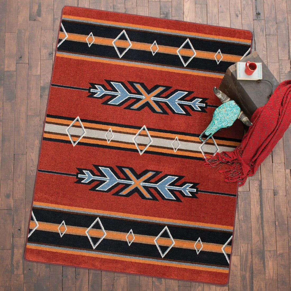 Tribal Fire Rug - 5 x 8 | Lone Star Western Decor