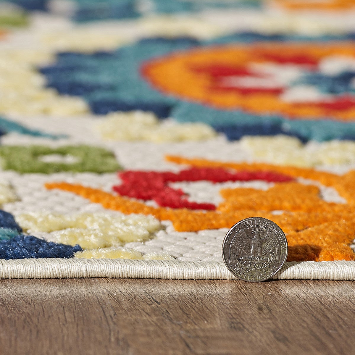 Talavera Heaven Indoor/Outdoor Rug - 7 x 9 | Lone Star Western Decor