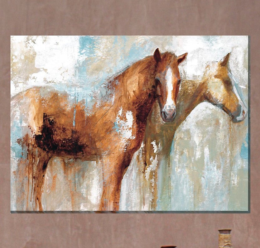 Horse Spirit Outdoor Canvas Wall Art from Black Forest Decor, image size:1280x1222
