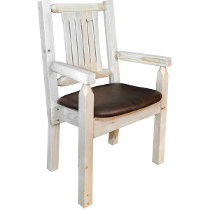 Denver Captain's Chair with Saddle Seat