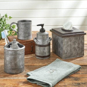 Vintage Farmhouse Bath Accessories