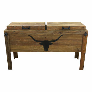 Longhorn Silhouette Double Cooler
