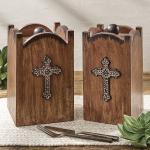 Canyon Cross Wood Canisters