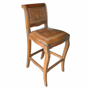 Imperial Stool - Steer Brands & Rustic