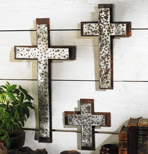 Western Iron Wall Crosses