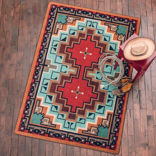 Reservations Turquoise Rug Collection