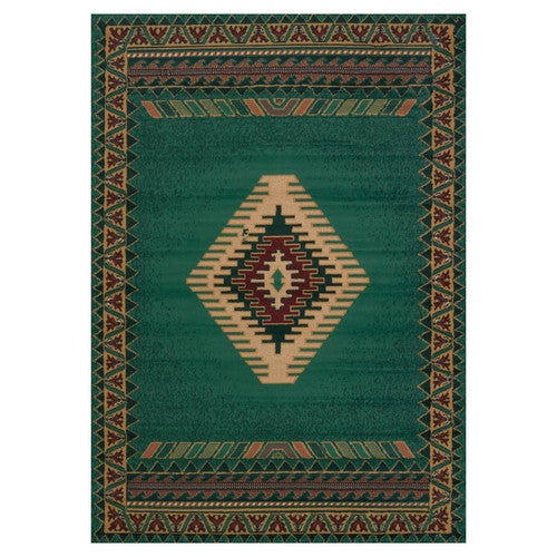 Tucson Green Rug Collection