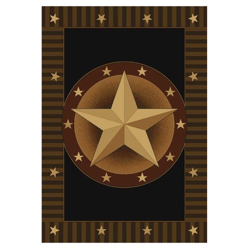 Circled Lone Star Rug Collection