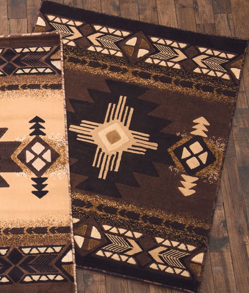 Desert Sun Chocolate Rug Collection