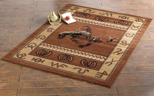 Bucking Bronco Rug Collection