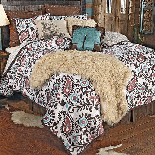 Spiced Paisley Quilt Bedding Collection