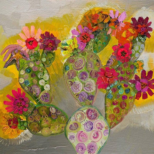 Cactus Flower Canvas Art