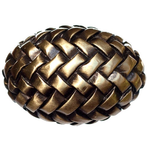 Equestrian Braid Egg Knob - Set of 2