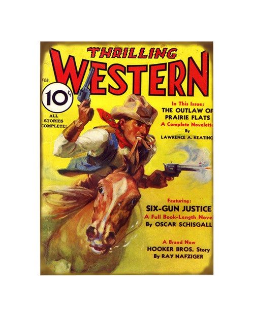 Thrilling Western Sign