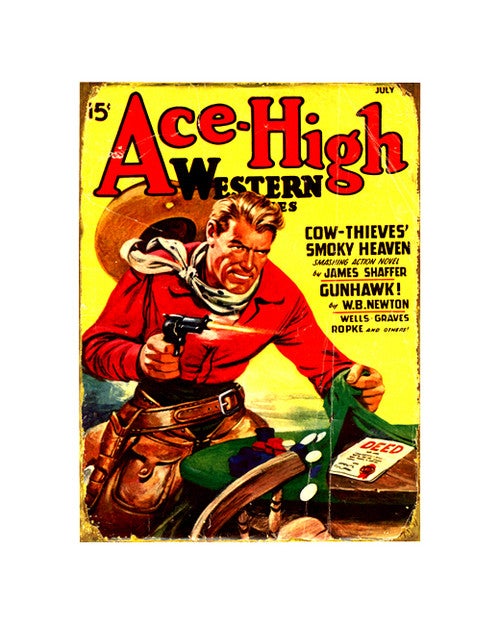Ace-High Western Sign