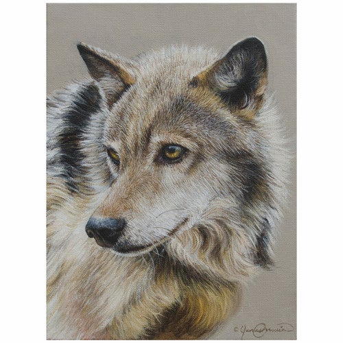 Portrait of a Wolf Print