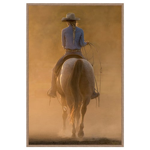 A Girl & Her Horse Wall Art