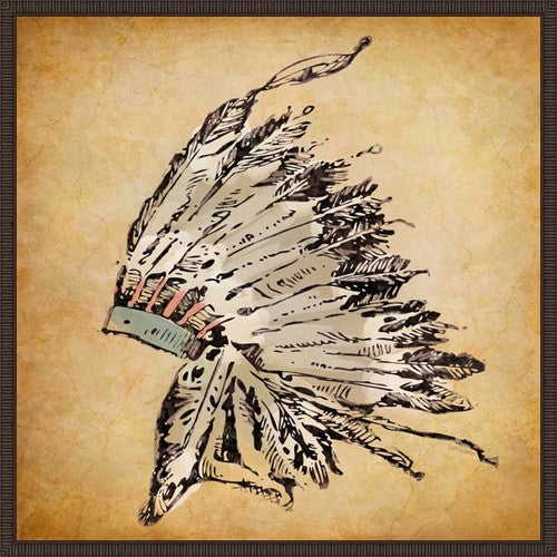 Abstract Headdress II Canvas Art