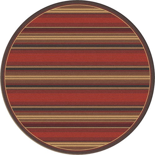 Santa Fe Stripe Rug - 8 Ft. Round