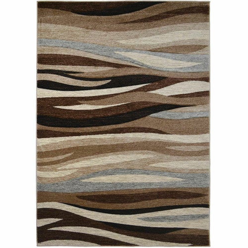 Adrift Brown Rug - 5 x 7