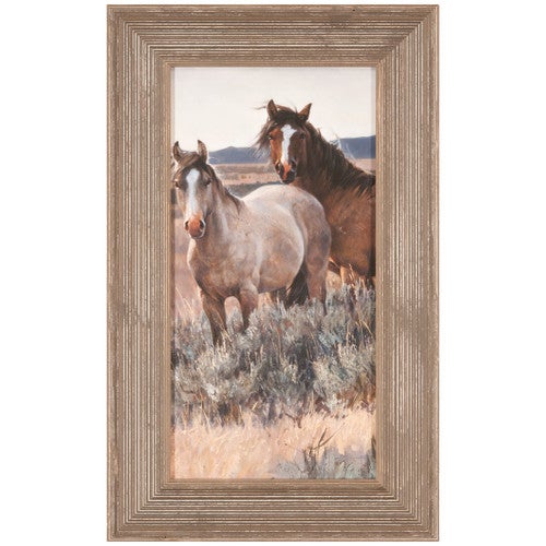Amazing Grays II Multicolor Framed Canvas