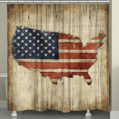 American Made Shower Curtain