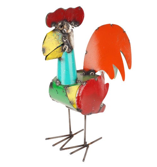 Reclaimed Metal Rooster