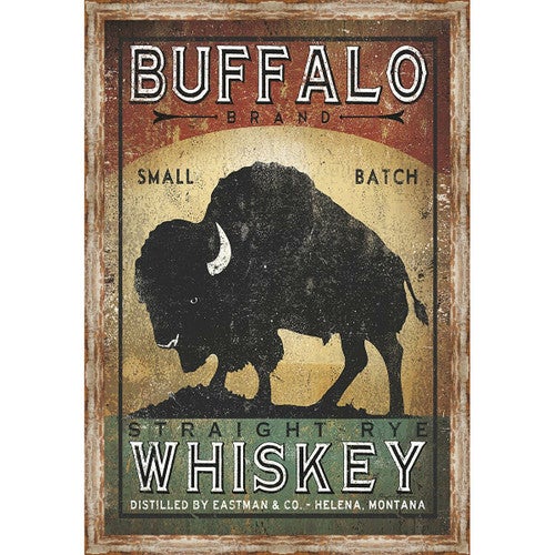 Antique Buffalo Framed Print