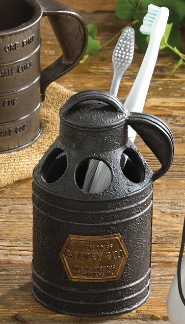 Antique Milk Jug Toothbrush Holder