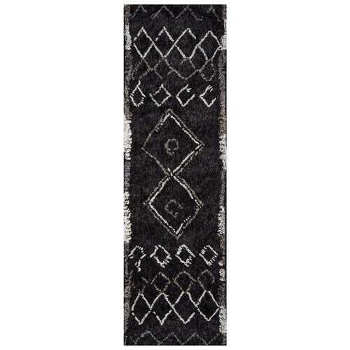 Arturo Black Rug - 2 x 8