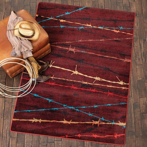 Barbwire Basin Rug - 4 x 5