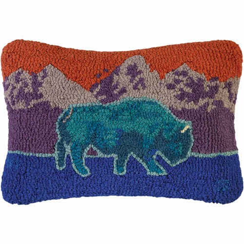 Bison Silhouette Pillow - OUT OF STOCK UNTIL 09/17/2025