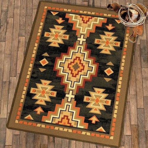 Black Ridge Rug - 4 x 5