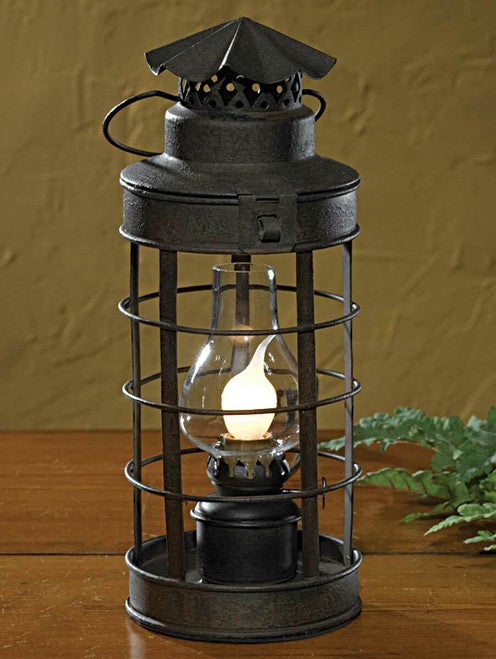 Black Stagecoach Lantern Lamp