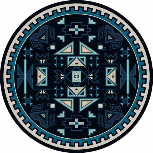 Blue Valley Rug - 8 Ft. Round